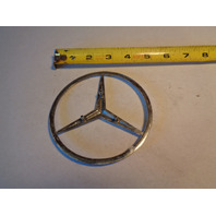 87 Mercedes W126 420SEL 560SEL emblem, on trunk lid, 1267580158