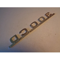 1985 Mercedes W123 300CD emblem, on trunk lid 300SD 1238171415 coupe