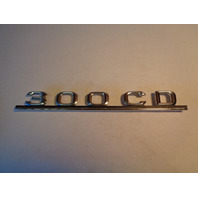 1985 Mercedes W123 300CD emblem, on trunk lid 300SD 1238171415 coupe