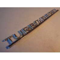 80 Mercedes W116 300SD 300CD W123 emblem, on trunk turbo diesel, 1168171915