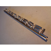 80 Mercedes W116 300SD 300CD W123 emblem, on trunk turbo diesel, 1168171915