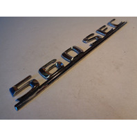91 Mercedes W126 Coupe 560SEC emblem, on trunk lid 560SEC 1268172415 OEM