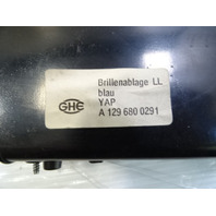 Mercedes R129 SL500 dash compartment, center, 1296800291, blue
