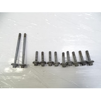 Mercedes R129 SL500 bolts set of 11, engine motor valve cover right