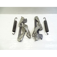 Mercedes R129 SL500 hood hinge set, left/right 1298800128, 1298800228 onyx gray