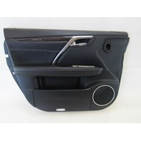 18 Lexus RX450hL RX350 L door panel, left front, black 18 Lexus RX450hL RX350 L door panel, left front, black