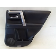 18 Toyota 4Runner door panel, right rear, black 18 Toyota 4Runner door panel, right rear, black