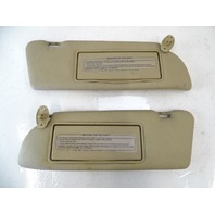 90 Mercedes W126 560SEL 420SEL sunvisors, left and right, beige 90 Mercedes W126 560SEL 420SEL sunvisors, left and right, beige