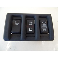 90 Mercedes W126 560SEL 420SEL switch set, left rear, window, seat heat 1267660791 w/trim 90 Mercedes W126 560SEL 420SEL switch set, left rear, window, seat heat 1267660791 w/trim