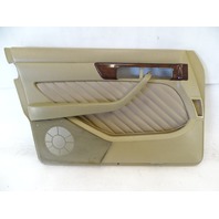 90 Mercedes W126 560SEL 420SEL door panel, left front, beige 90 Mercedes W126 560SEL 420SEL door panel, left front, beige