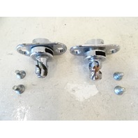 82 Mercedes R107 380SL latch set, for convertible or hard top lock, front 82 Mercedes R107 380SL latch set, for convertible or hard top lock, front