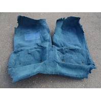 1985 Nissan Z31 300ZX carpet set, interior floor, blue 1985 Nissan Z31 300ZX carpet set, interior floor, blue