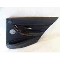 14 BMW F30 328i 328 door panel, right rear, black 14 BMW F30 328i 328 door panel, right rear, black