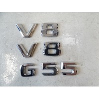12 Mercedes W463 G550 G55 emblem set, V8 G55 12 Mercedes W463 G550 G55 emblem set, V8 G55