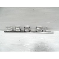 82 Mercedes R107 380SL emblem, on trunk 380SL 1078170815 82 Mercedes R107 380SL emblem, on trunk 380SL 1078170815