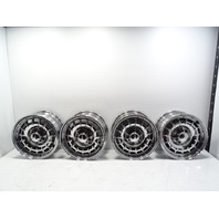 79 Mercedes R107 450SL wheel set, 6.5x14 1084001002 chrome 79 Mercedes R107 450SL wheel set, 6.5x14 1084001002 chrome