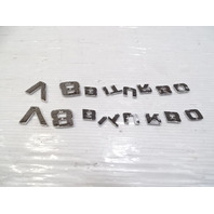 Mercedes W463 G63 emblem set, V8 biturbo