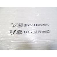 Mercedes W463 G63 emblem set, V8 biturbo