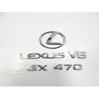 04 Lexus GX470 emblem set, trunk lid 04 Lexus GX470 emblem set, trunk lid