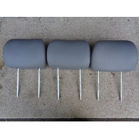02 Mercedes W463 G500 G55 headrest set, rear 2nd row, 4639701450, gray