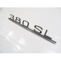 81 Mercedes R107 380SL emblem, on trunk 380SL 1078170815