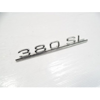 81 Mercedes R107 380SL emblem, on trunk 380SL 1078170815