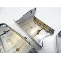 81 Mercedes R107 380SL trim set, seat hinge covers, 1079130528 1079131428