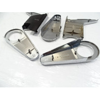 81 Mercedes R107 380SL trim set, seat hinge covers, 1079130528 1079131428