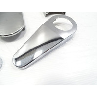 81 Mercedes R107 380SL trim set, seat hinge covers, 1079130528 1079131428