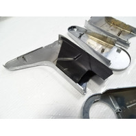 81 Mercedes R107 380SL trim set, seat hinge covers, 1079130528 1079131428
