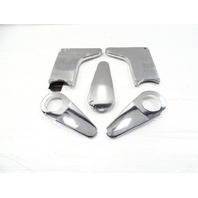 81 Mercedes R107 380SL trim set, seat hinge covers, 1079130528 1079131428