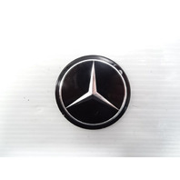 81 Mercedes R107 380SL emblem, on steering wheel