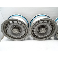 81 Mercedes R107 380SL wheel set, 6.5x14 1084001002 silver