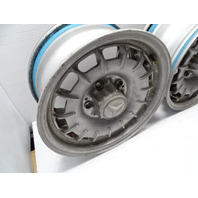 81 Mercedes R107 380SL wheel set, 6.5x14 1084001002 silver