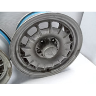 81 Mercedes R107 380SL wheel set, 6.5x14 1084001002 silver