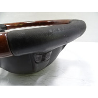 04 Mercedes W463 G500 steering wheel with wood trim, black 2114600603
