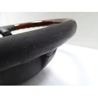 04 Mercedes W463 G500 steering wheel with wood trim, black 2114600603
