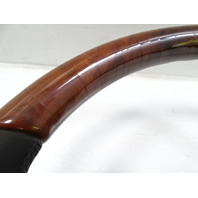 04 Mercedes W463 G500 steering wheel with wood trim, black 2114600603