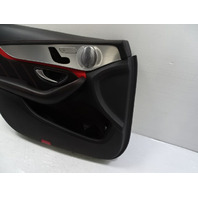 2018 Mercedes W205 C63 Sedan door panel, left front black/red