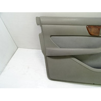 86 Mercedes W126 560SEL door panel, left front, gray 1267270170