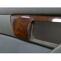 86 Mercedes W126 560SEL door panel, left front, gray 1267270170
