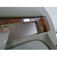 86 Mercedes W126 560SEL door panel, left front, gray 1267270170