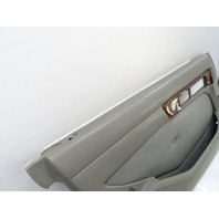 86 Mercedes W126 560SEL door panel, left front, gray 1267270170
