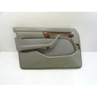 86 Mercedes W126 560SEL door panel, left front, gray 1267270170