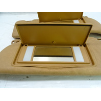 87 Mercedes W126 420SEL sunvisors, left and right, palomino