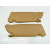 87 Mercedes W126 420SEL sunvisors, left and right, palomino