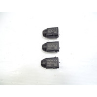 Mercedes R230 SL55 SL500 parking sensors, OEM set of 3 0015427418, black