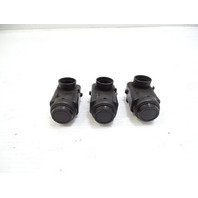Mercedes R230 SL55 SL500 parking sensors, OEM set of 3 0015427418, black