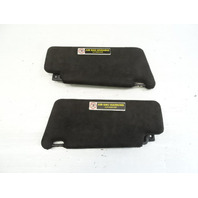 Mercedes R230 SL55 SL500 sunvisors, left and right, alcantara, charcoal gray, 2308101410 2308101310 SL500