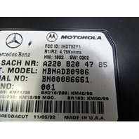 Mercedes R230 SL55 SL500 module, communication motorola 2208204785